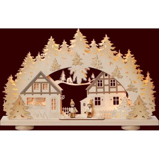 Saico 3-D Lichterbogen Kinder im Dorf