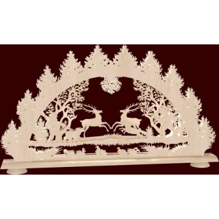 Saico candle arch 3-D arch jumping deers