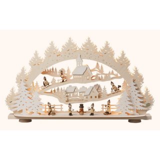 Saico Lichterbogen Kinder im Winterdorf 3D
