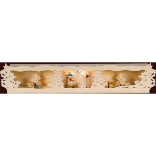 Saico candle arch elevation 3D arch snowman