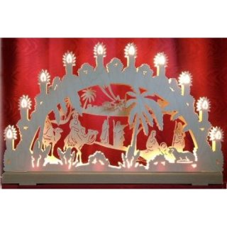 candle arch 3D Christi nativity
