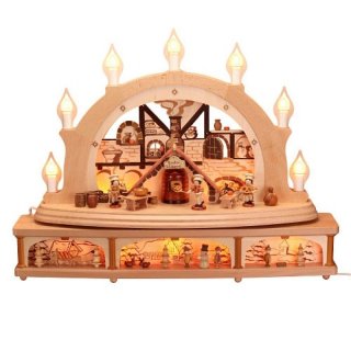 Zeidler candle arch Christmas baking
