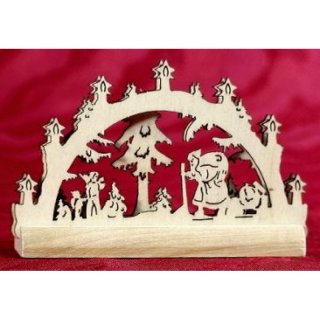 Schwibbogen Weihnachtsmann Miniatur