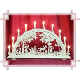 Schwibbogen Weihnachtswald
