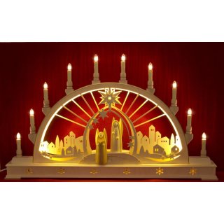 Seidel Schwibbogen Engel mit LED Beleuchtung