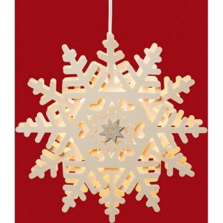 Taulin Fensterbild Schneekristall (2)
