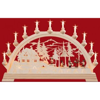 Taulin candle arch ranger house with figures