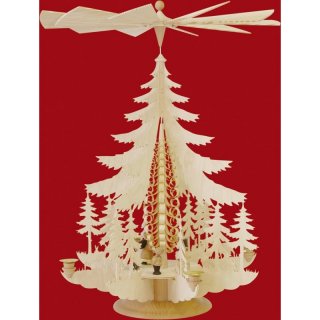 Taulin Pyramide Weihnachtsfiguren natur