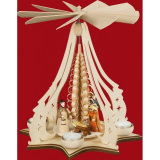 Taulin Teelichtpyramide Christgeburt
