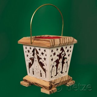 Tietze Laterne / Teelichthalter Seiffen