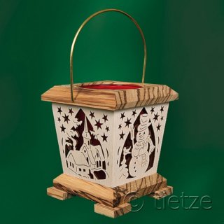 Tietze Laterne / Teelichthalter Winter