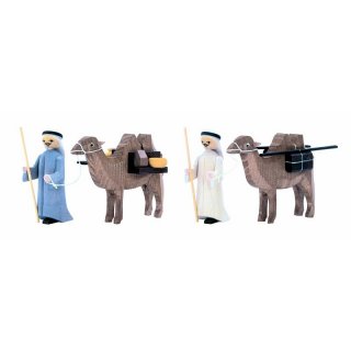Ulmik Kameltreiber 4-teilig gebeizt