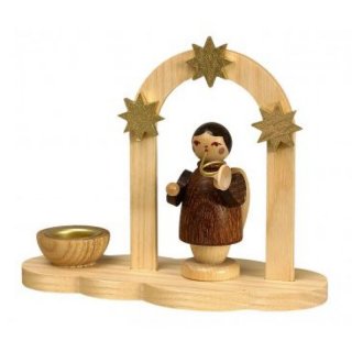 Unger candle holder angel bow - trumpet