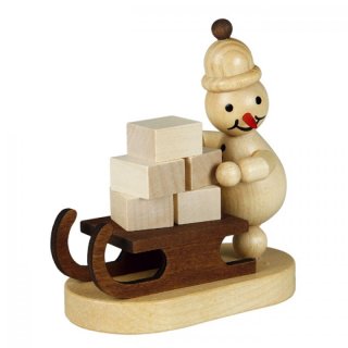 Wagner snowman junior pushing a sled