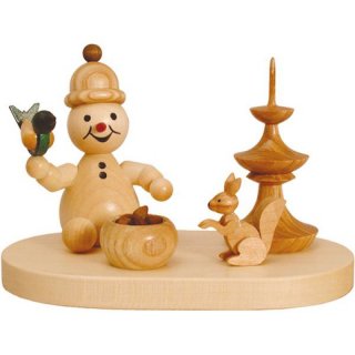 Wagner snowman junior with squirrel