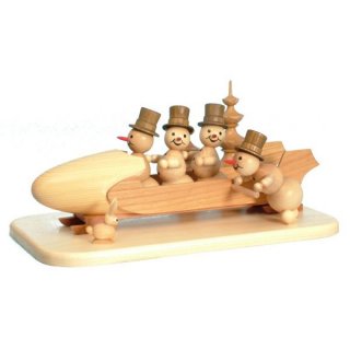 Wagner snowman four man bob with a slider