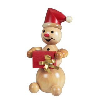 Wagner snowman with red cap sitting