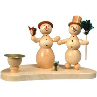 Wagner Schneemannleuchter Frau und Mann