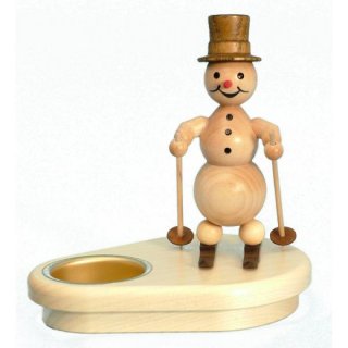 Wagner Schneemannleuchter Skiläufer