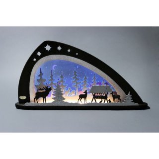 Weigla candle arch LED forest animals