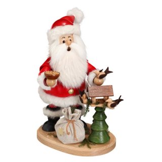 DWU Smoker Santa Claus with bird house