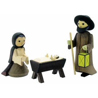 Ulmik Heilige Familie gebeizt 3-teilig