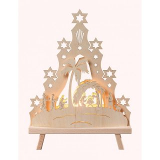Saico LED triangle arch Christi nativity