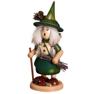 DWU Smoke woman with twigs green