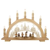 Lenk and son candle arch winter children