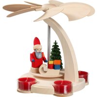 Arch pyramid small Santa Claus with sleigh of Seiffen...