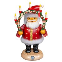 Müller Smoker Santa Claus with candle arch medium-sized