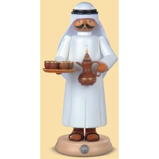 Müller Smoker Arab with smoking coffeepot and cups tall