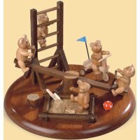 Müller music box motif plate playground for bears