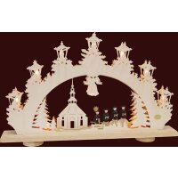 Saico 3D candle arch carolers singer