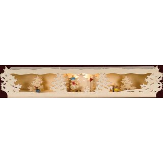 Saico candle arch elevation 3D arch snowman