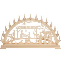 Taulin candle arch motif Christi nativity with kings