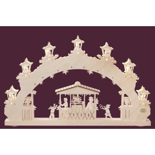 Saico candle arch christmas market 3D