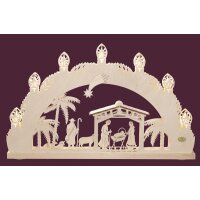 Saico candle arch Christi nativity 3D