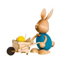 Kuhnert easter bunny Stupsi with wheelbarrow