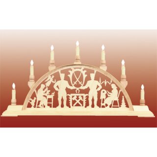 Seidel candle arch miner Ore Mountains