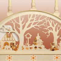 Seidel candle arch winter landscape with house - with...