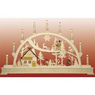 Seidel candle arch ranger house -  with illuminated substructure