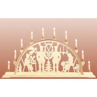 Seidel candle arch miner with blazon
