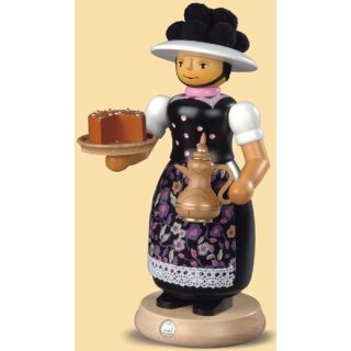 Müller Smoke woman girl from black forest with smoking pot tall