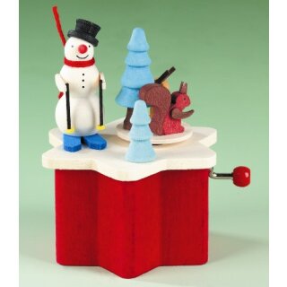 Graupner music box snowman with winder