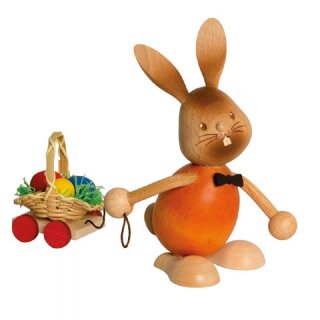 Kuhnert Osterhase Stupsi mit Eierwagen