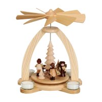 Unger table pyramid motif forest for tealights