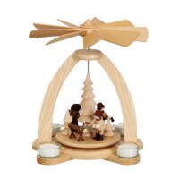 Unger table pyramid motif forest for tealights