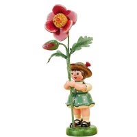 Hubrig flower kid - flower girl with wild rose