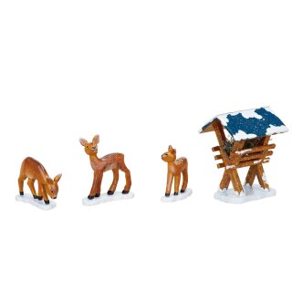 Hubrig winter kid manger with deers